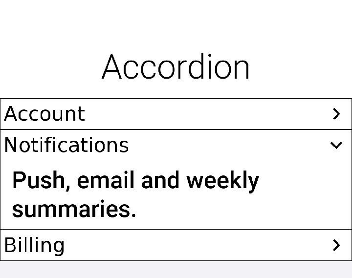 The Accordion Component