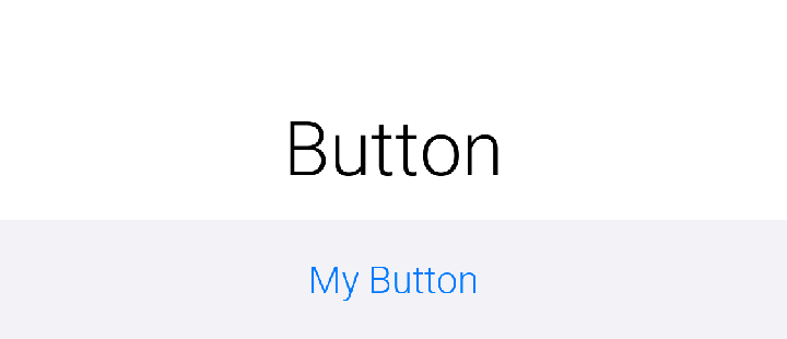 Simple button in the iOS styling