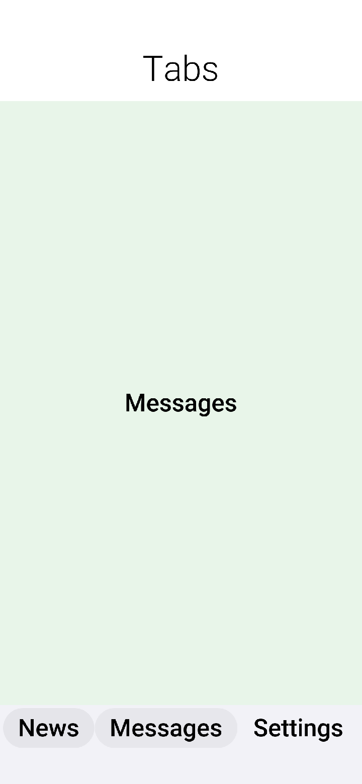 Swipeable Tabs with an iOS carousel effect page 1